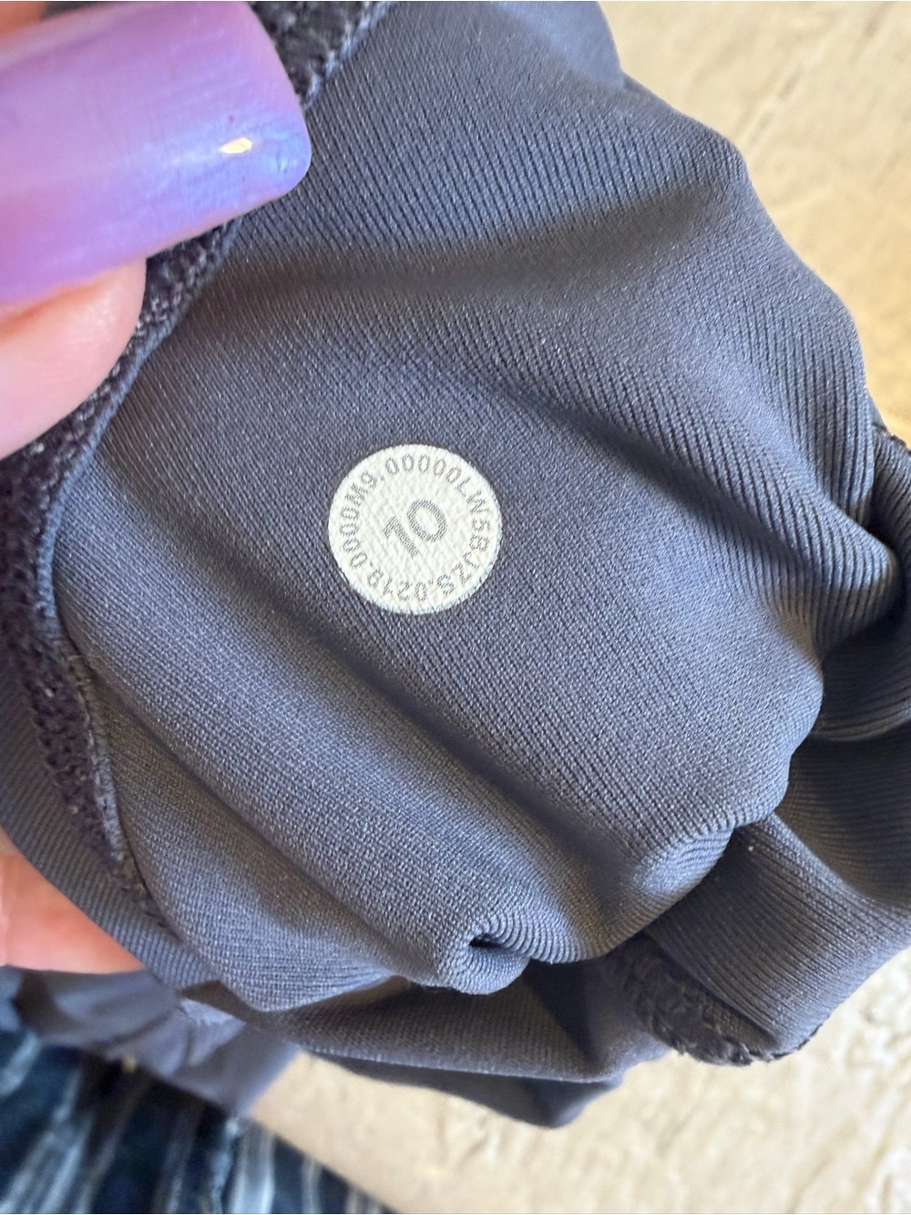 Lululemon Pace Rival High Rise Tight 25” Gray Reflective Pocket Leggings Size 10 - Picture 3 of 6